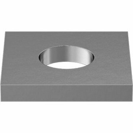 BSC PREFERRED Zinc-Plated Steel Square Washer for 3/8 Screw Size 0.438 ID 1 Wide, 10PK 99041A109